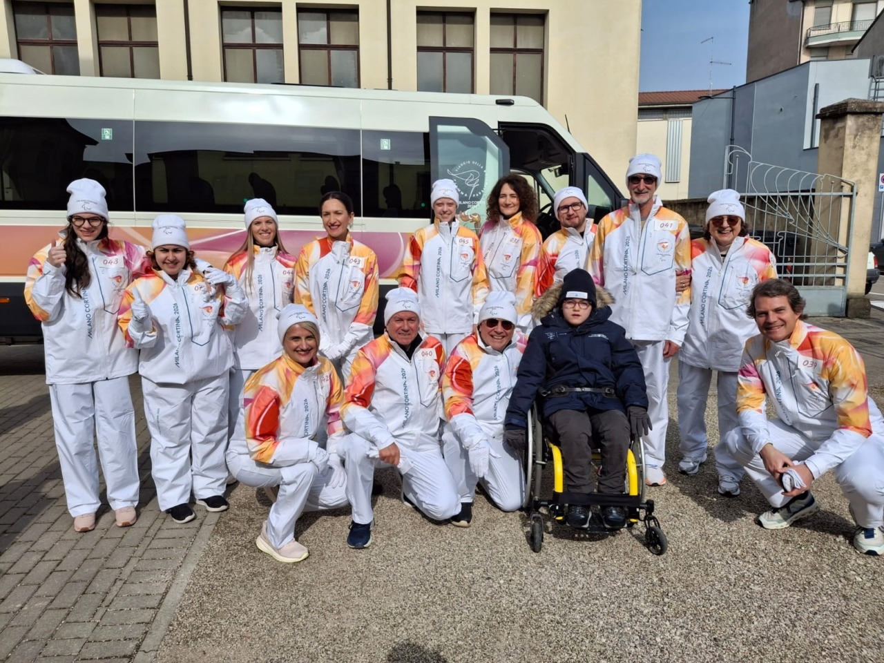 Un viaggio emozionante con la Fiamma Paralimpica