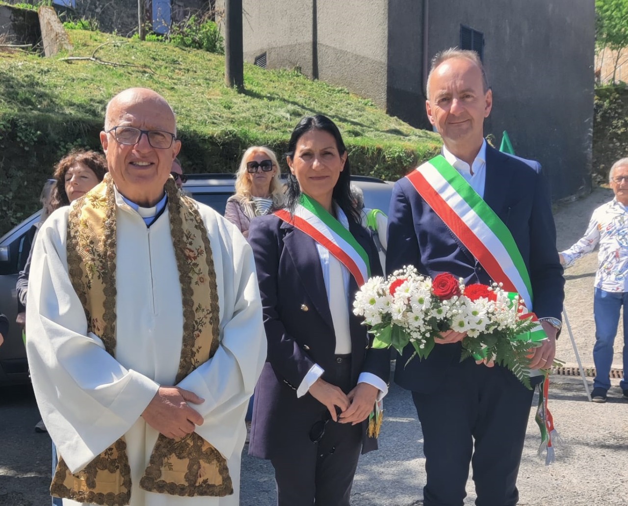 Celebrazione del 25 Aprile a Belforte in onore di don Aurelio Giussani