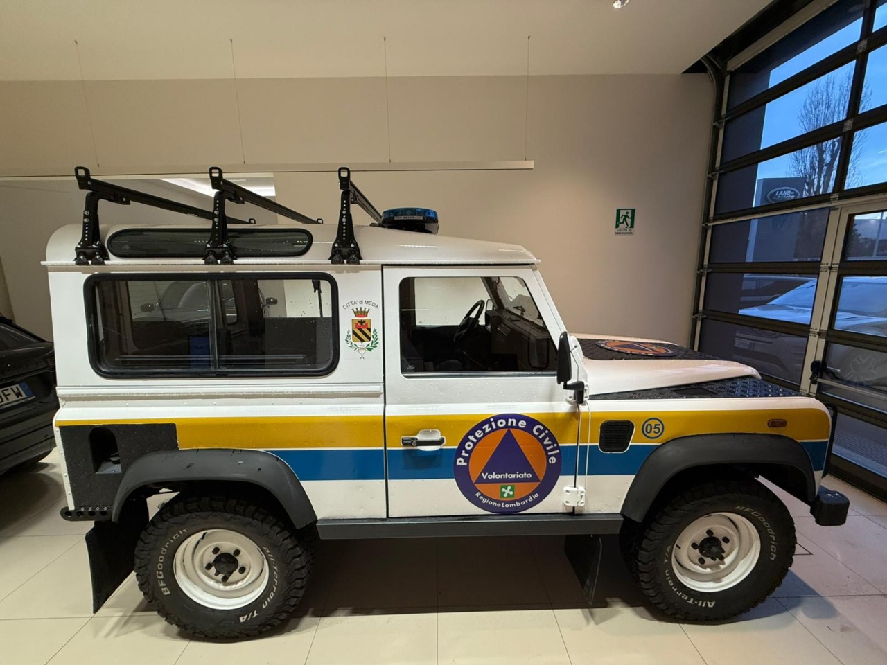 Inaugurazione del nuovo mezzo della Protezione civile alla festa del volontariato