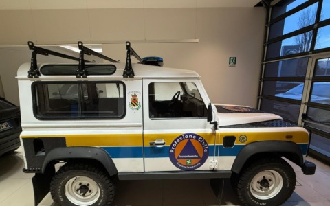 Inaugurazione del nuovo mezzo della Protezione civile alla festa del volontariato