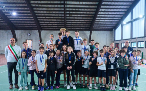 Vincitori dei Campionati studenteschi di tennis a Seregno