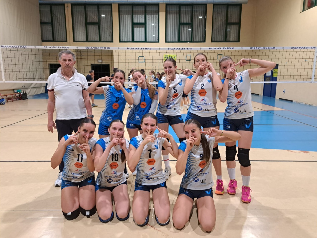 La New Volley Brianza Meda trionfa nella Coppa Under 16