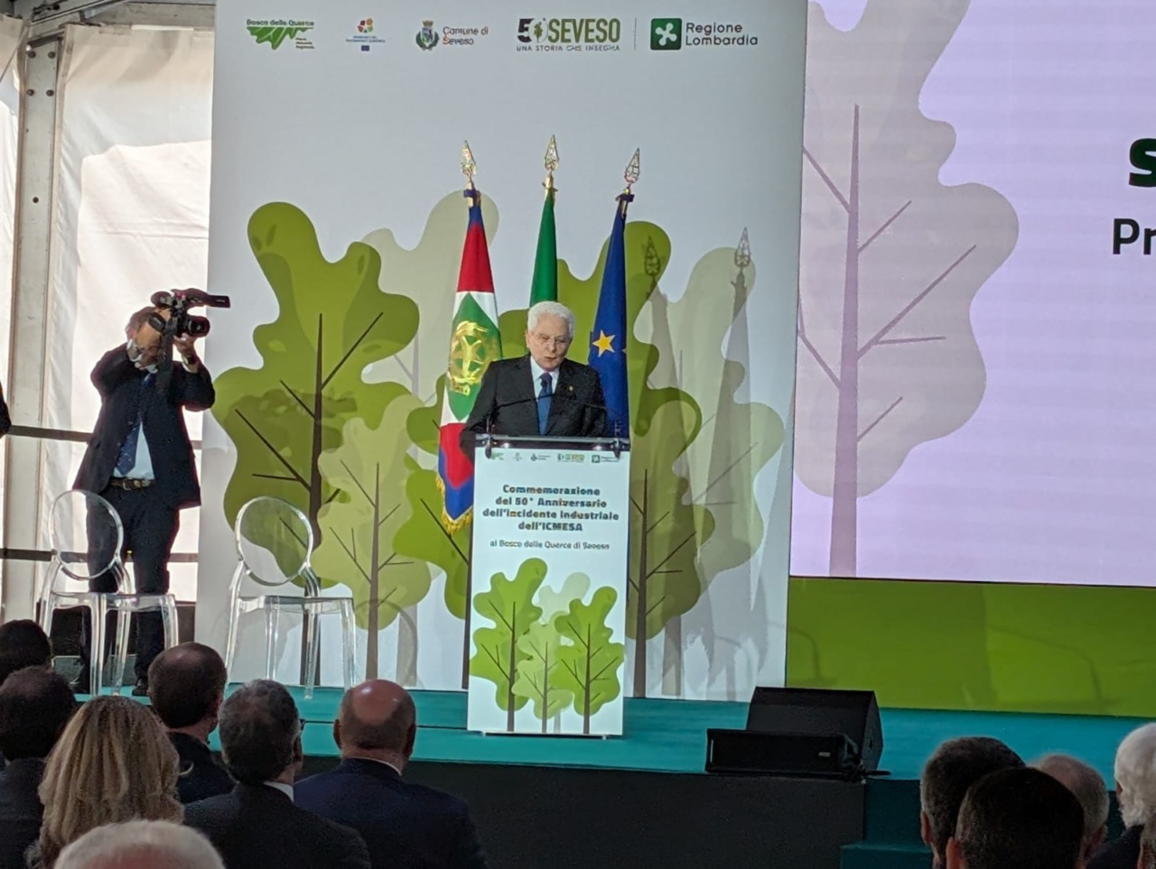 Commemorazione del 50esimo anniversario del disastro dell’Icmesa: le parole di Mattarella