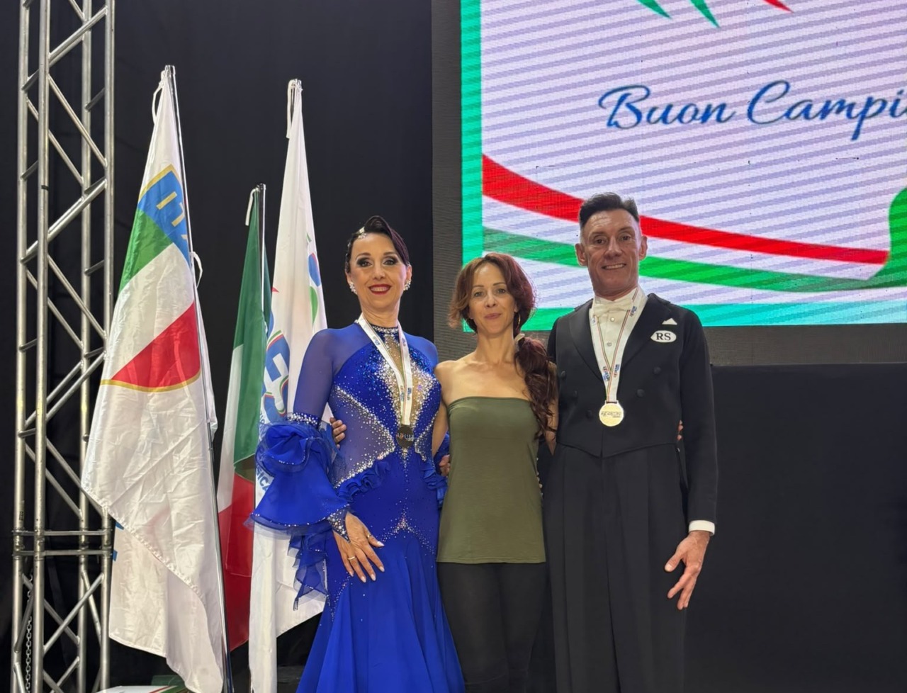 Dora Cellamare e Roberto Brunelli: vice campioni italiani di danza standard