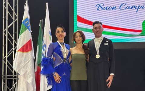 Dora Cellamare e Roberto Brunelli: vice campioni italiani di danza standard
