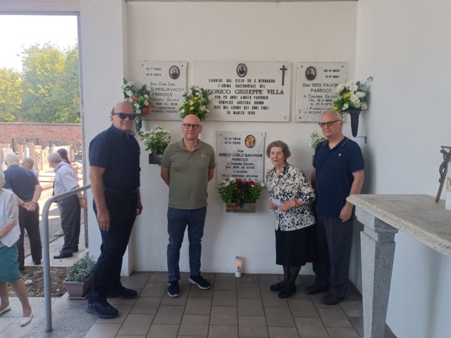Inaugurata una lapide in memoria di don Enrico Baramani